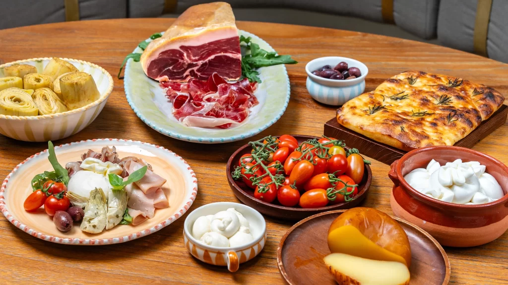 Italian foods served at Zia Tina restaurant Seminyak Bali