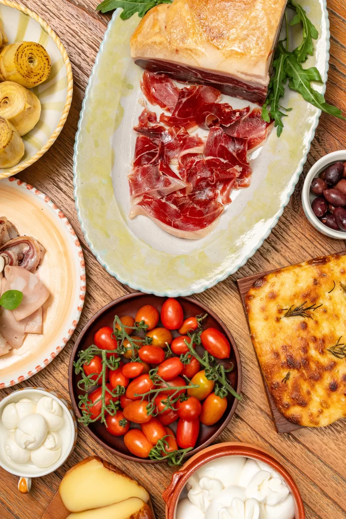 Italian foods at Zia Tina restaurant Seminyak Bali
