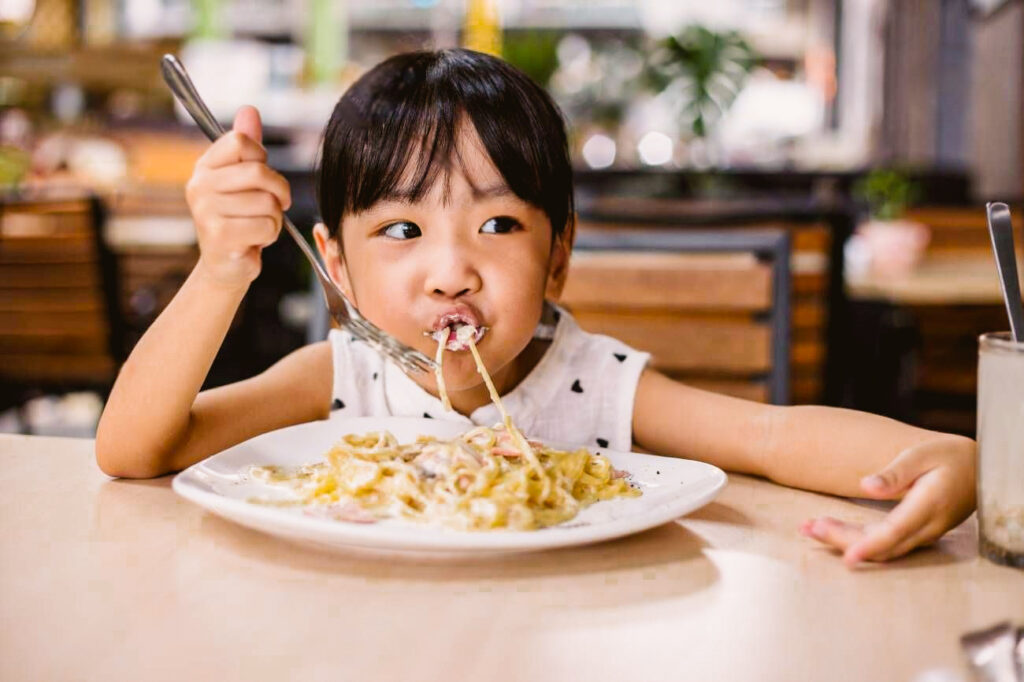 Kids dine free at Zia Tina Italian restaurant Seminyak Bali for ages 0–6