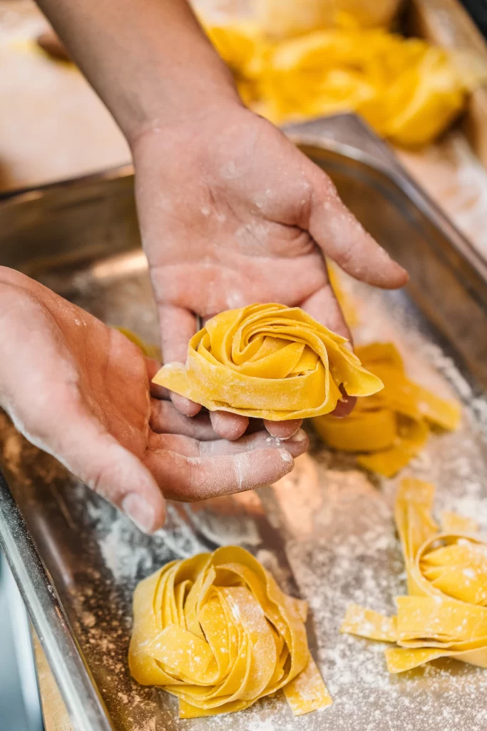 Handmade pasta at Zia Tina, best pasta in Seminyak