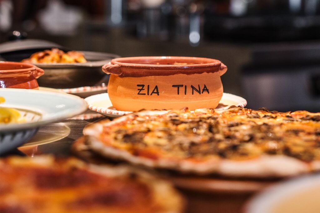 Thin crust pizza at Zia Tina, best pizza in Seminyak